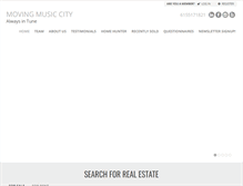 Tablet Screenshot of movingmusiccity.com